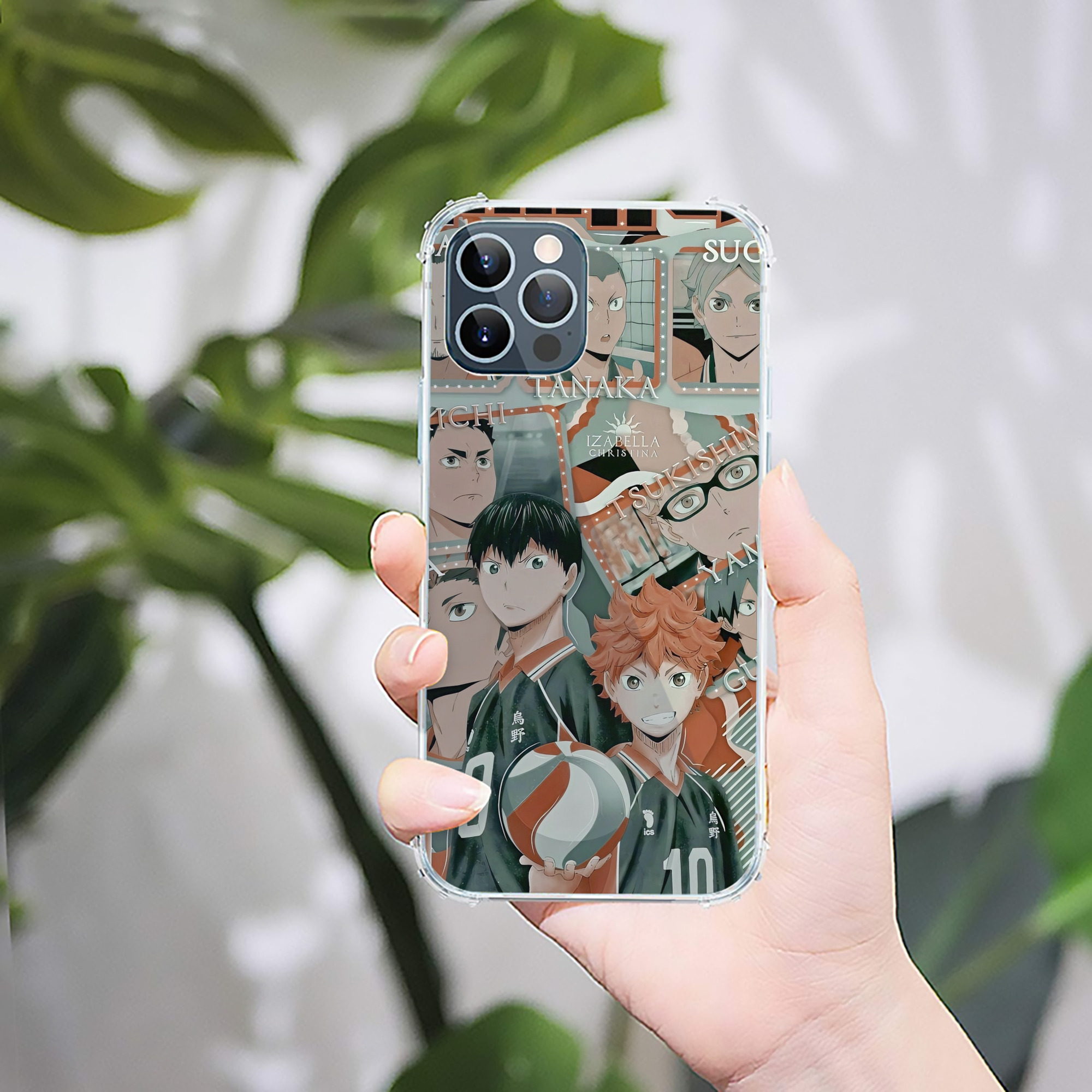 （画像用） ハイキュー!! Haikyu!! 【iPhone 12シリーズ対応】透明スマホケース（クリアソフトケース）
